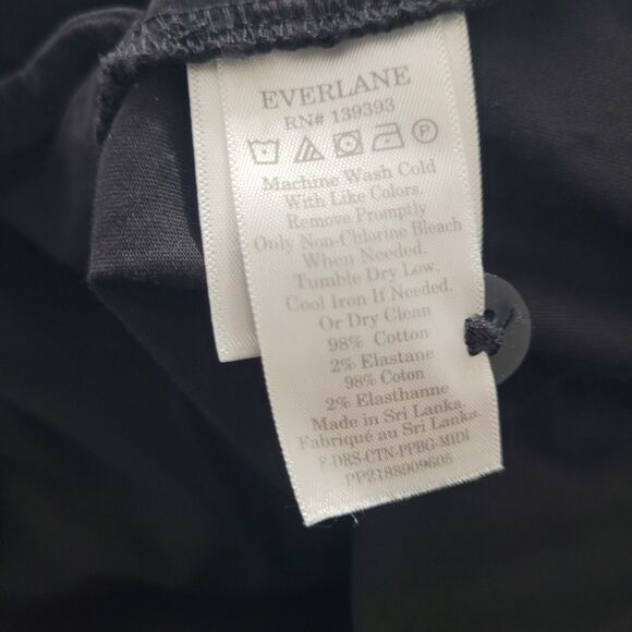 Everlane size XL Dress shift adjsutable straps elastic stretch open button - Picture 7 of 12